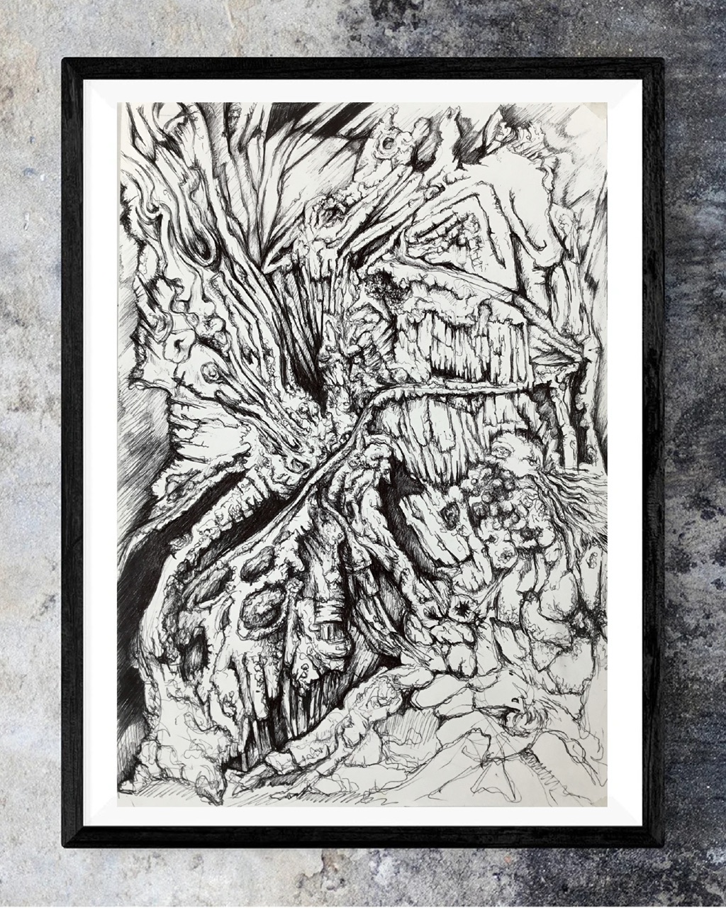 On the edge of reality and abstraction; where the coral reef meets the gnarled tree roots